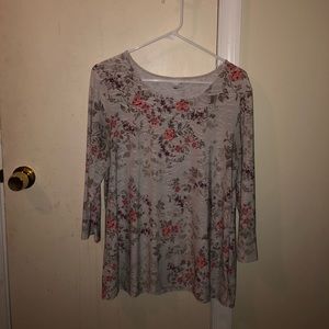 Stretchy flower blouse
